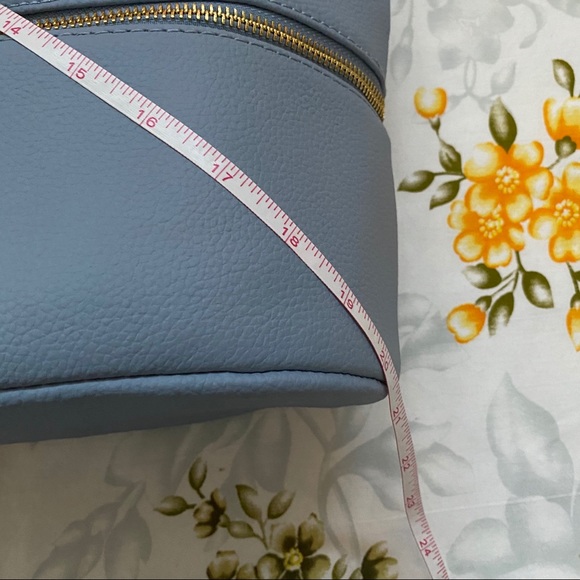 Joy Mangano Double Decker Leather Tote & Wristlet - Picture 14 of 16